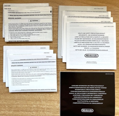 Lot livrets précautions - lot,