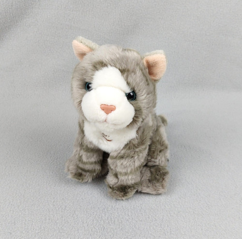 Petite peluche chat - chat, gris