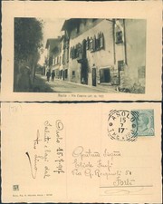 Asolo Animée Via Canova Immortalisée Dans Les Années 1900 Italiennes, R@R@-61545