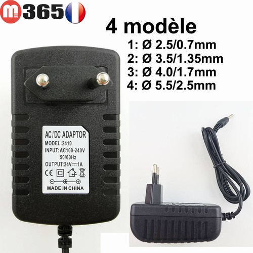 24v 1000ma plug chargeur - plug,