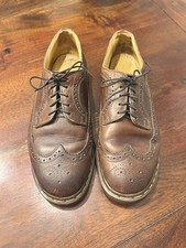 Vtg martens brown wingtip - martens,