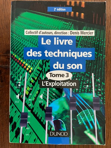 Livre des techniques son - livre, du