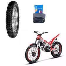 CAOUTCHOUC + CHAMBRE TR4 PNEUS VRM-308 TRIAL 3.50 -17 54L VEE RUBBER TYPE TYPE