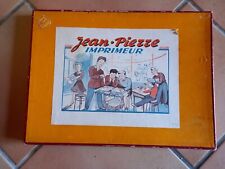 Vielle Boite jean pierre imprimeur gros tampon animaux jouet enfant vintage 