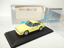 PORSCHE 911 CARRERA 2/4 964 1992 Jaune MINICHAMPS 1:43