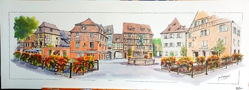 Reproduction aquarelle - , d'aquarelle