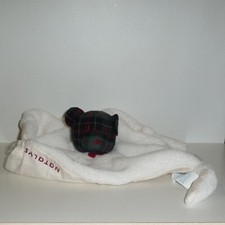 Doudou Ours Natalys - Vert blanc