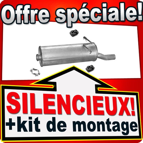 Silencieux arriere pour - silencieux,