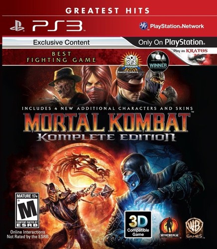 Playstation mortal kombat - playstation, 3