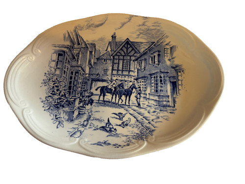 Gien petit plat ovale - plat,