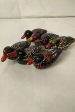  6 porte couteaux ? Canard porcelaine vintage knife holders 