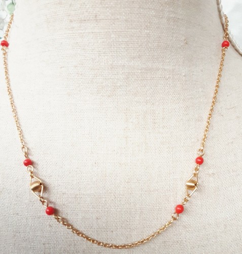 Collier vintage couleur - vintage,