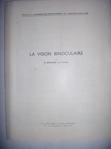 Oeil vision binoculaire - oeil:,