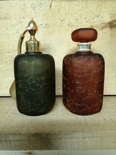 BBL2 vaporisateur ancien parfum MARCEL FRANCK verre + flacon pentagonal craquelé