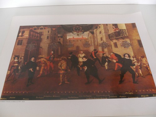 Ancienne planche affiche - ancienne,
