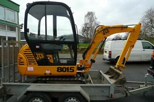 Jcb 8015 8017 Mini Digger Décalque Autocollant Set