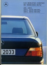 (113B) CATALOGUE MERCEDES BENZ