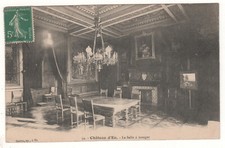 CPA 76 - CHÂTEAU D'EU : SALLE à MANGER (SEINE-MARITIME) ÉCRITE