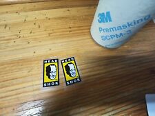 Ensemble d'autocollants jaunes Cannondale Headshok X2 autocollants vinyle aut...