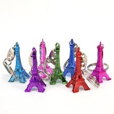 Lot De 100 Porte-Clé Tour Eiffel Pairs Souvenir Cadeau 7 Couleurs 4,5 x 2 cm