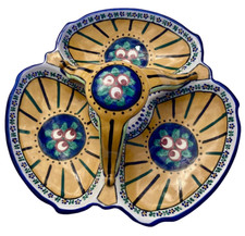 plateau ou serviteur  art déco signé au dos Alfred Renoleau , Angoulême