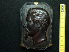 FRANCE 19ème PLAQUE EN BOIS