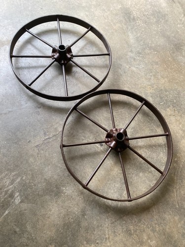 Roues charette en fer - de,