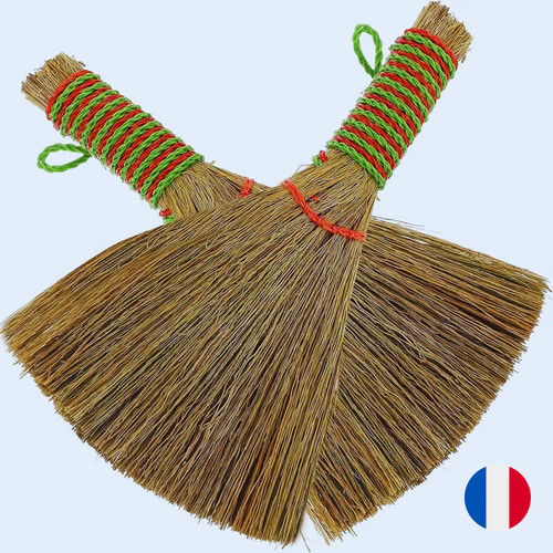 Balai sorcière fibre - balai,