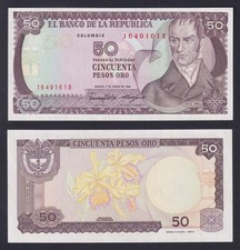 Billet De Banque Colombien 50