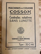Notice livret original machine