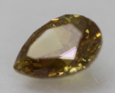 Cert 0.40 CT Marron Jaune VS1