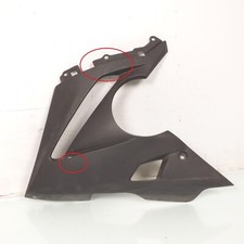 Sabot bas caisse gauche origine pour moto Kawasaki 650 Er6-F 2009 à 2011