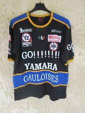 Maillot T-shirt YAMAHA TEAM RACING vintage GO GAULOISES trikot noir collection L