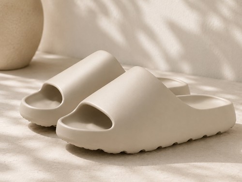 Claquettes slides beige - claquettes,