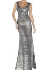 Hervé Léger Camilla Metallic