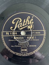 78 RPM - GEORGIUS - "Monsieur" Bebert ! - PATHÉ PA 1266