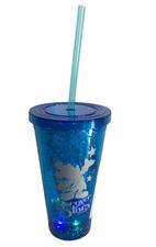 Gobelet Verre Paille Mickey Mouse 25 Disneyland Disney Plastique Lumineux