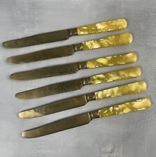 6 petits couteaux à dessert