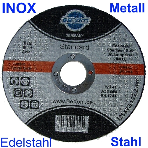 Disque tronçonnage 125x2 5 - disque, 125x2,5