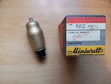 Philips Miniwatt AK2 (Octode) TUBE LAMPE TSF NOS