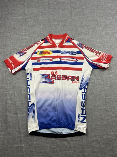 Maillot cyclisme vintage blanc