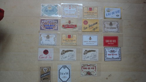 Lot ancienne etiquette - ancienne,