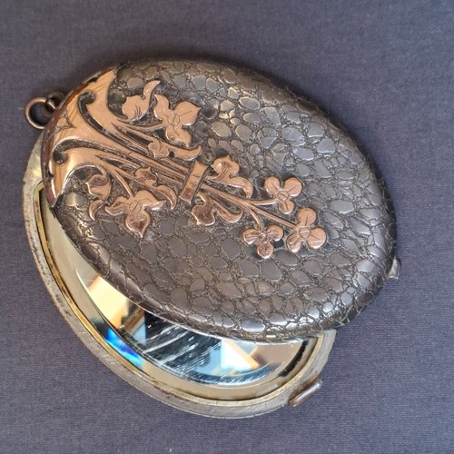 Grand pendentif formant miroir - pendentif,