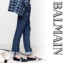 Balmain Jean Slim bleu marine