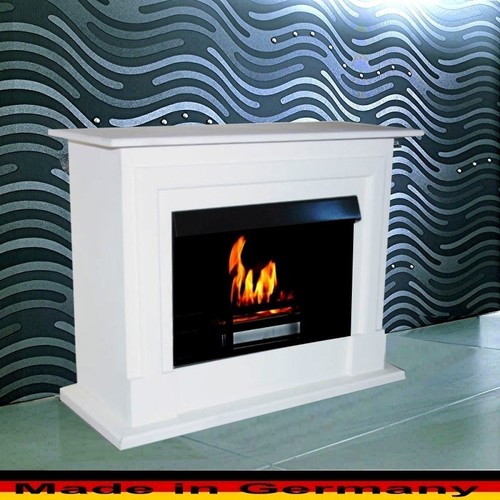 Cheminée mod venus blanc - cheminée, mod.