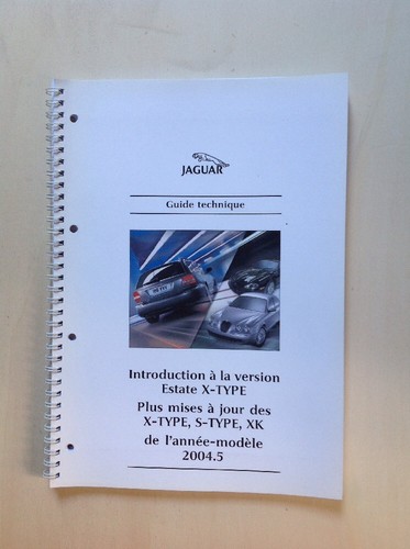 Guide technique jaguar estate - guide,