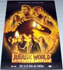 JURASSiC WORLD DOMiNiON Chris Pratt Bryce Dallas Howard ONE SHEET belgian POSTER