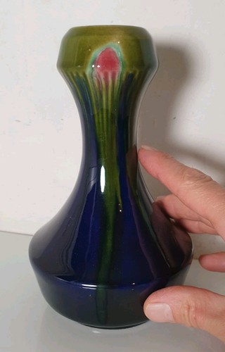 Ancien vase barbotine - ancien,