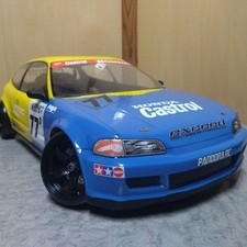 Tamiya Spoon Style Civic EG6 RC Car Body Only Drift Touring échelle 1/10