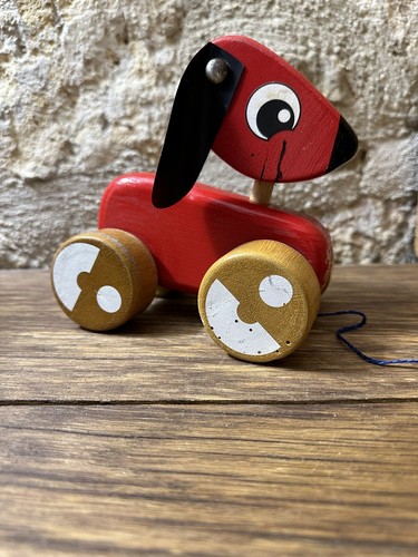 Ancien jouet chien - -,